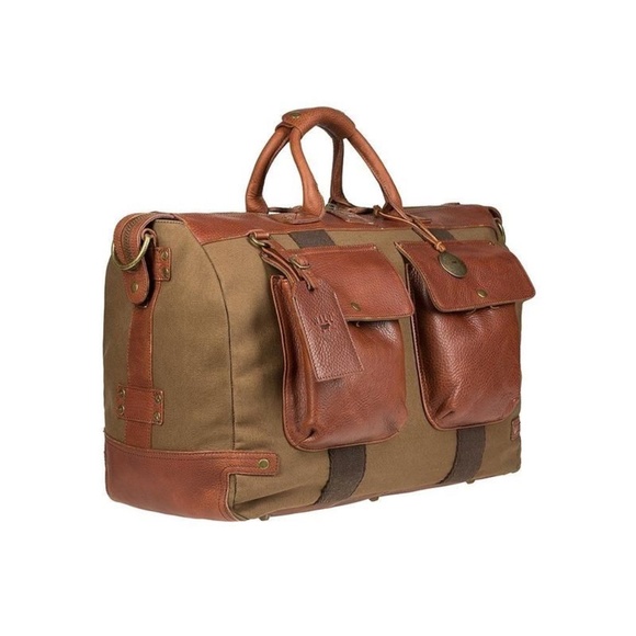 WILL CANVAS & LEATHER TRAVEL DUFFLE - Picture 2 of 7
